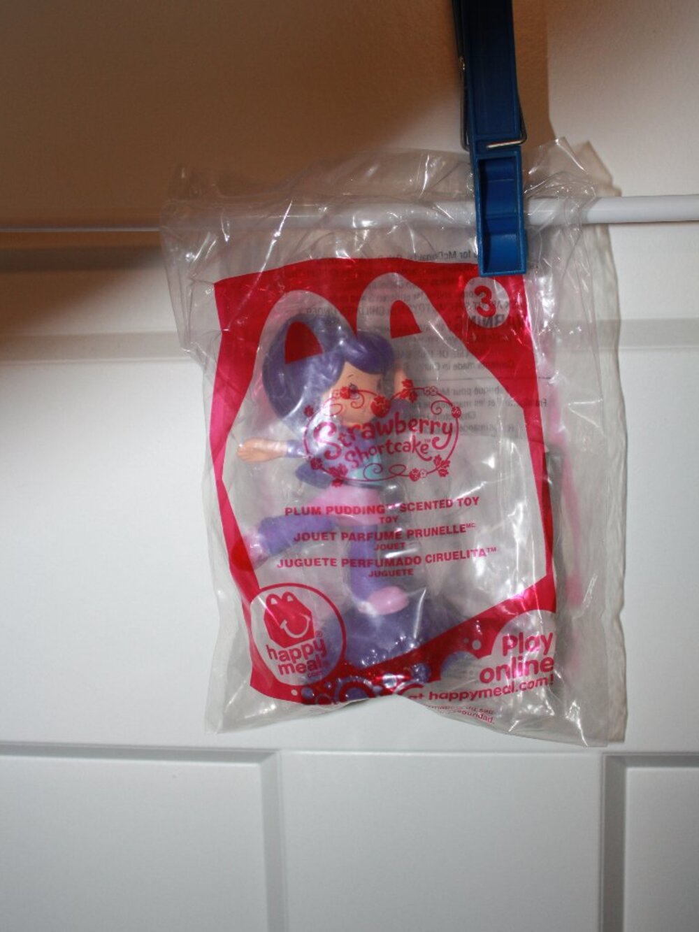 Strawberry Shortcake, Plum Pudding toy in bag